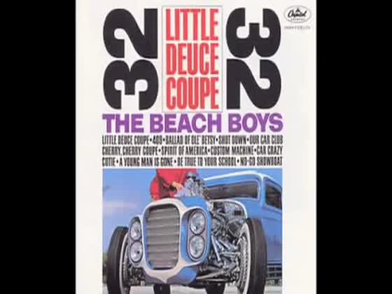 The Little Deuce Coupe Story - Hot Rod Magazine Cover and Beach